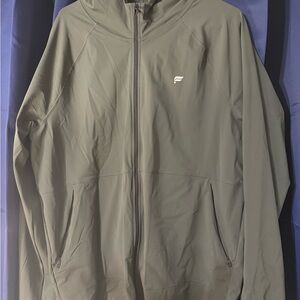 Fabletics men’s Green Hooded Jacket